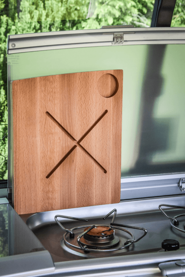 VZ-PLANCHE-T56-GAU - Planche à Découper California T5/T6/T6.1 Foyer Gauche