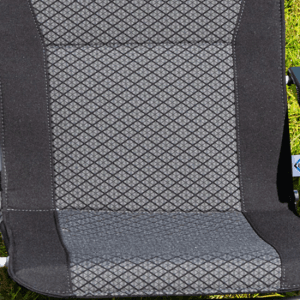 Housse de siège pliante camping-car Volkswagen T6/T6.1 California Beach Quadratic Noir Titane