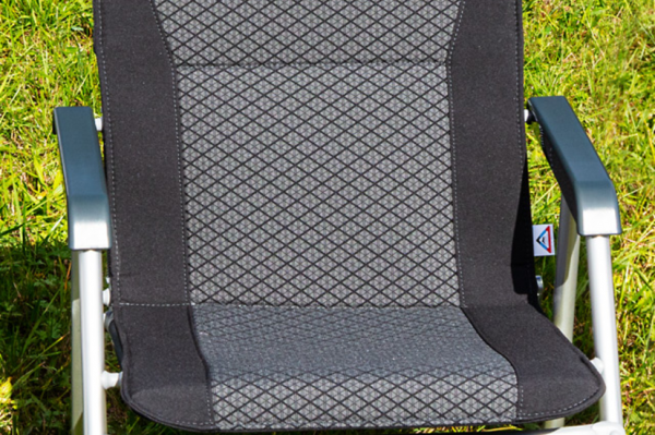 Housse de siège pliante camping-car Volkswagen T6/T6.1 California Beach Quadratic Noir Titane