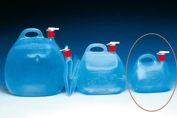 Réservoir d'eau pliable camping-car 5 litres camping-car