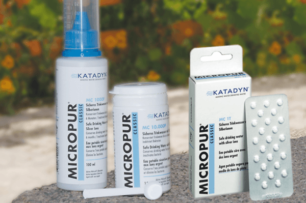 Stérilisateur d'eau liquide Micropur 1000 litres camping-car