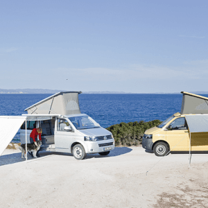 100400061 - Paroi frontale pour la marquise enroulable d'origine du T5/T6/T6.1/T7 Volkswagen California