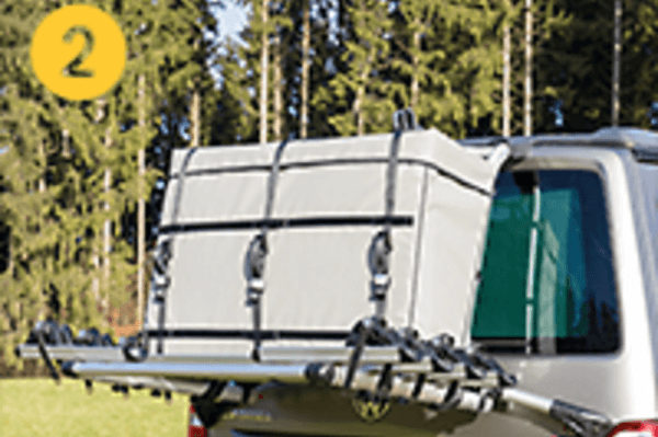 FLEXBAG Cargo Coffre de rangement porte-vélos Volkswagen hayon arrière T6/T6.1