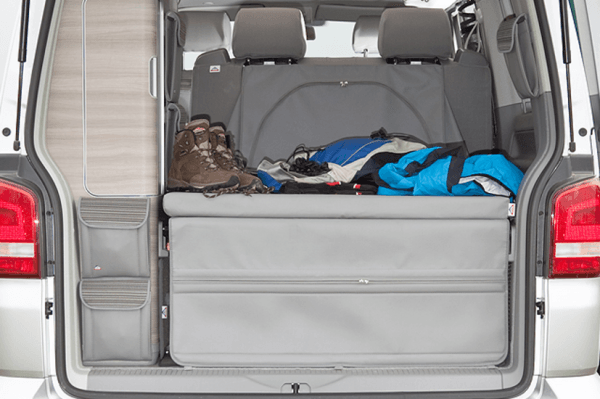 100501529 - FLEXBAG Grand rangement cache-coffre arrière T6 / T5 Volkswagen California Ocean, Coast, Confortline - Palladium