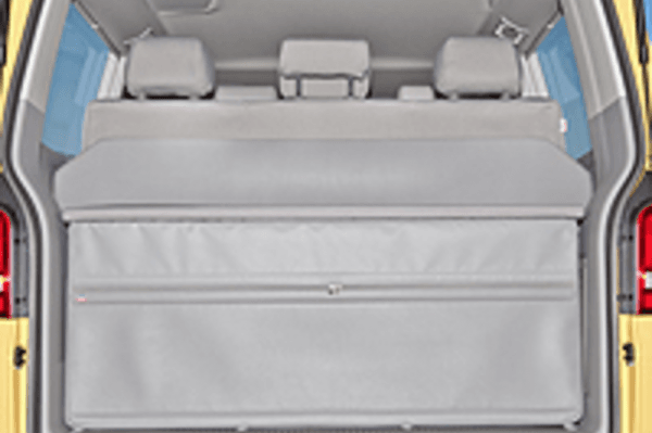FLEXBAG Sac de Rangement cache-coffre arrière T6.1 / T6 / T5 Volkswagen California Beach / Multivan avec banquette 3 places - Palladium