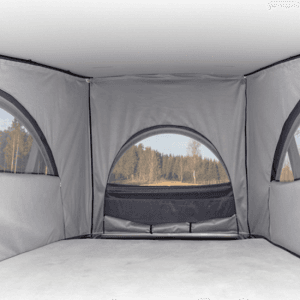 Isolation du toit relevable des Volkswagen T6/T6.1 California à ouverture manuelle.