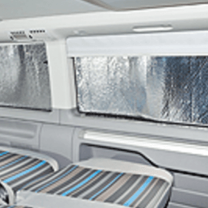 Isolation intérieure pour la vitre latérale gauche des T5 /T6/T6.1 avec habillage VT montant B-C gauche sans porte coulissante