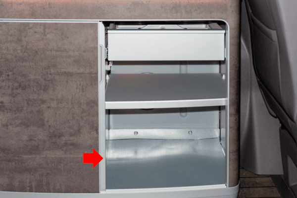 Tapis antidérapants de protection placard sous l'évier Volkswagen Vans Aménagés