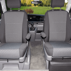 2 Housses de siège cabine conducteur Volkswagen T6.1 Multivan California Beach