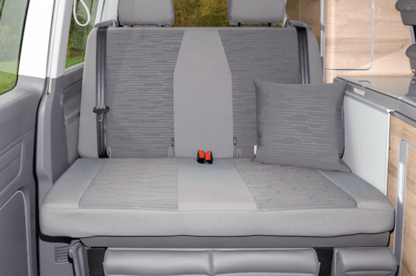 Housse banquette arrière 2 places Volkswagen California California Ocean Coast T5/T6/T6.1 Circuit Gris Palladium