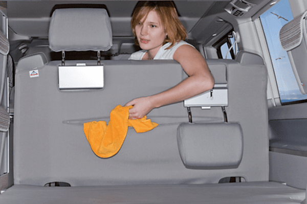 Housse banquette arrière 2 places Volkswagen California California Ocean Coast T5/T6/T6.1 Circuit Gris Palladium