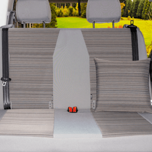 Housse Banquette Arrière 2 places Volkswagen California California Confort Coast T5/T6/T6.1 Mixed Dots Gris Palladium