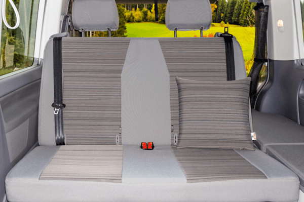 Housse Banquette Arrière 2 places Volkswagen California California Confort Coast T5/T6/T6.1 Mixed Dots Gris Palladium