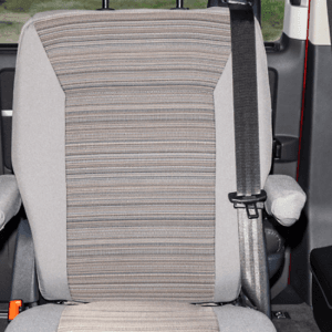 Housse de siège individuel pivotant arrière Volkswagen California Coast Beach T5/T6/T6.1 Mixed dots Gris Palladium