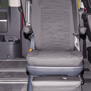 Housse de siège individuel pivotant arrière Volkswagen California Beach & Multivan  T5/T6/T6.1