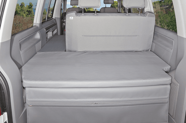 Housse de protection matelas plage arrière Volkswagen California T5/T6 Beach Mixed Dots Gris Palladium