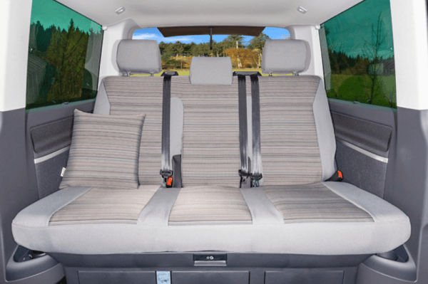 Housse banquette 3 places Volkswagen California Coast & Beach Mixed Dots Gris Palladium