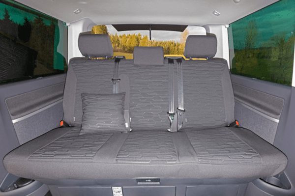 Housse de banquette arrière 3 places Volkswagen Brandrup Circuit Titanium Black
