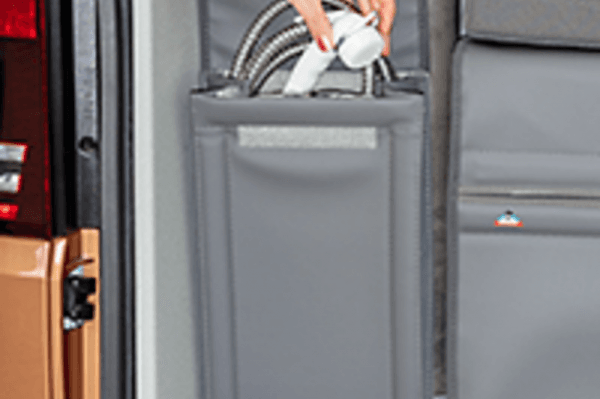 Grande Poche de rangement arrière penderie Volkswagen California T5/T6/T6.1 Gris Palladium