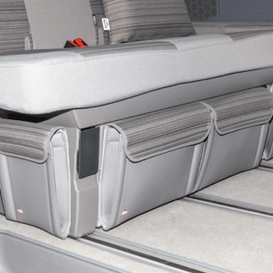 Poche de rangement côte droit banquette lit Volkswagen California & Multivan Mixed Dots Gris Palladium
