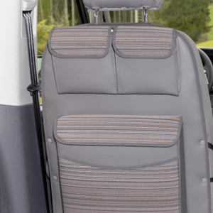 Dos de siège 2 poches + Multibox California Beach Coast T5/T6/T6.1 Mixed Dots Gris Palladium