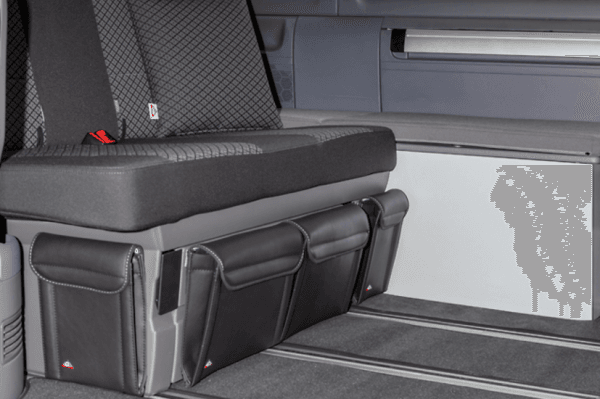 1 poche banquette lit sur trappe à ski Titanium Black