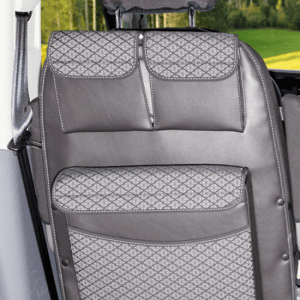 Dos de siège conducteur MULTIBOX + 2 Poches T5/T6/T6.1 Volkswagen California Beach Multivan Quadratic Titanium Black  