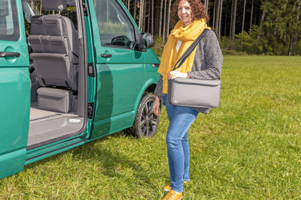 Rangement base de siège MULTIBOX Amovible Volkswagen California T5/T6/T6.1 Gris Palladium