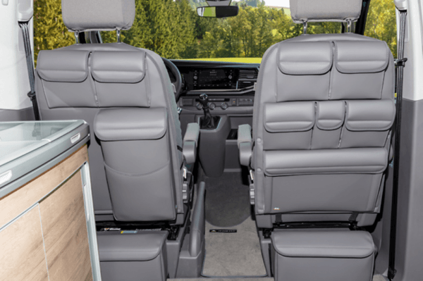 Rangement base de siège MULTIBOX Amovible Volkswagen California T5/T6/T6.1 Gris Palladium