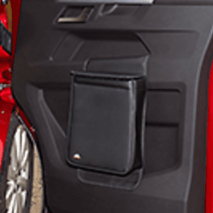 Poche de rangement porte cabine Volkswagen California T6.1 côté passager Titanium Black
