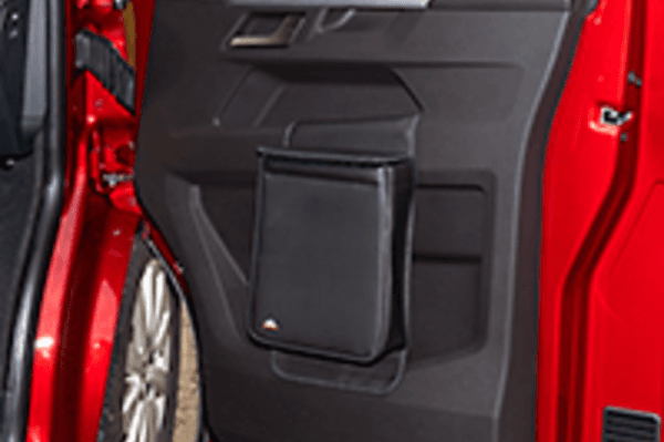 Poche de rangement porte cabine Volkswagen California T6.1 côté passager Titanium Black