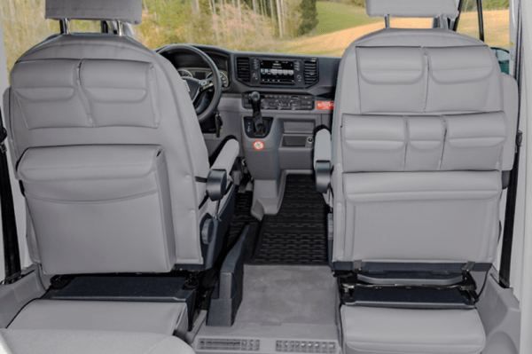 Rangement base de siège MULTIBOX Amovible Volkswagen Grand California 600 & 800 Gris Palladium