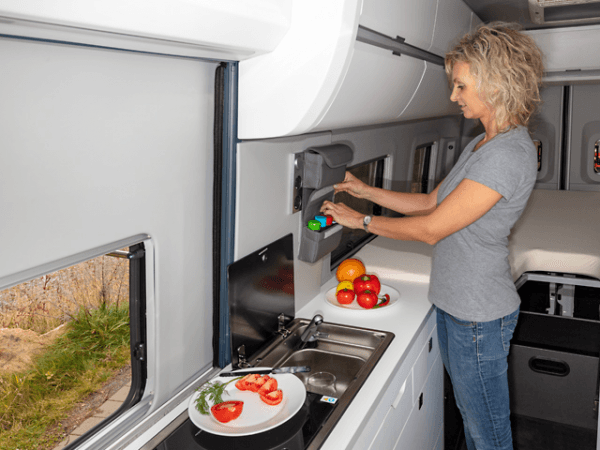 Pochette de rangement cuisine porte-épices Volkswagen Grand California Gris Palladium