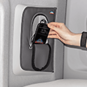 Pochette de rangement zippée montant porte arrière Grand California 680 Gris Palladium 