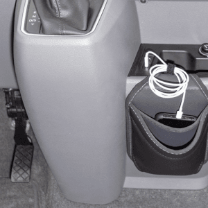 Poche de rangement TIALO Phone tableau de bord Volkswagen T6.1 Titanium Black