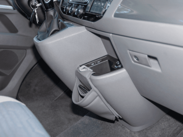 Poche de rangement TIALO Phone tableau de bord Volkswagen T6.1 Gris Palladium  