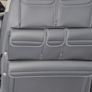 6 Poches de rangement dos de siège passagers Volkswagen T7 Multivan Raven Cuir 