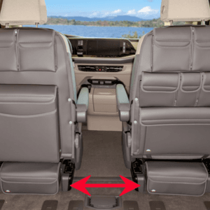 Sac de rangement isotherme MULTIBOX CarryBag amovible Volkswagen T7 Multivan Raven Cuir