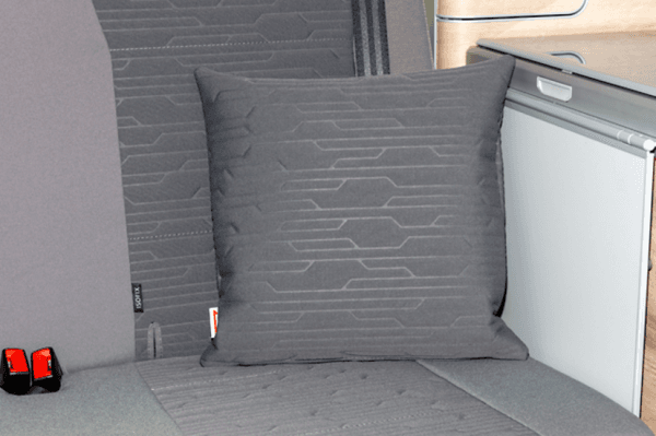 Coussin Oreiller Van Aménagé Volkswagen & Mercedes Circuit Gris Palladium 