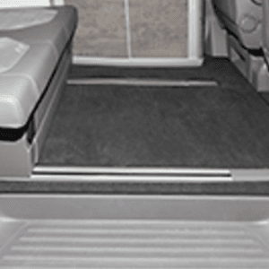 Tapis Espace Passager 2 rails au sol Volkswagen California T6.1 Coast Océan Titanium Black