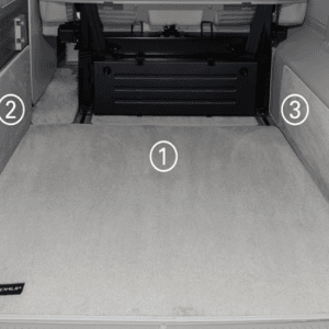 Tapis espace de chargement du coffre Volkswagen T5/T6 California Confort Coast Océan