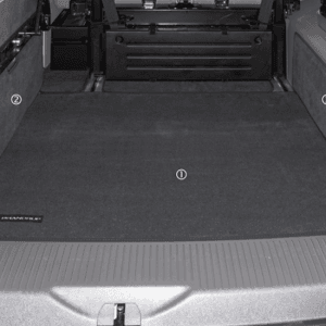 Tapis de coffre Titanium Black T6.1 Volkswagen California Coast Océan Titanium Black