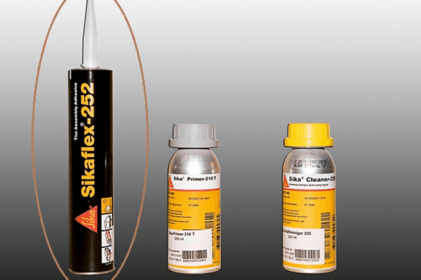 Colle SIKAFLEX pour fixation d'1 Top-rail Brandrup Volkswagen Transporter 