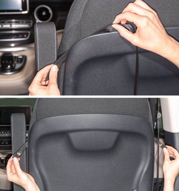 102706220 - Dos de siège passager 5 poches Noir Lugano Classe V Marco Polo – Image 3