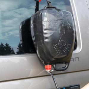 Sangle pour fixation douche solaire et réservoir d'eau pliable - Vans aménages et camping-car