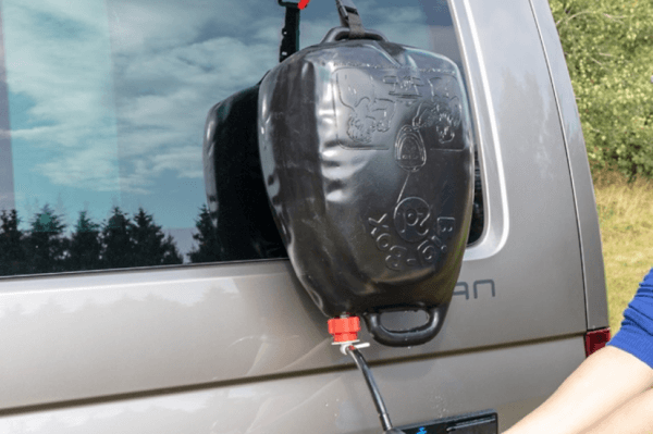 Sangle pour fixation douche solaire et réservoir d'eau pliable - Vans aménages et camping-car