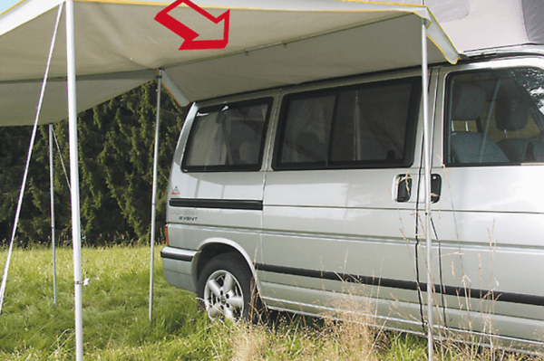 Mât de relevage auvent TOP-SAIL - Van Aménagé Volkswagen California 