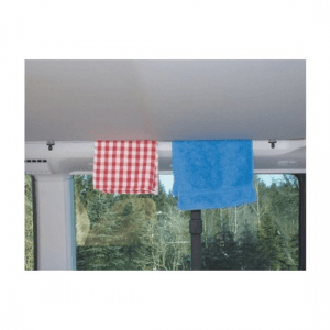 100704103 - Jeu de 2 crochets porte serviette manteau avec corde étendage pour Volkswagen T5/T6/T6.1