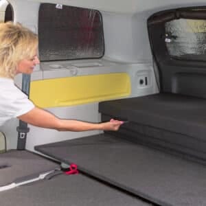 100709029 - iXTEND ® lit pliant pour ID.Buzz VW Noir Titane