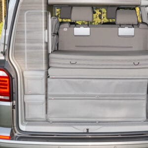 100706759 - 2 Poches rangement penderie Volkswagen California T5 / T6 Gris Moonrock Cuir